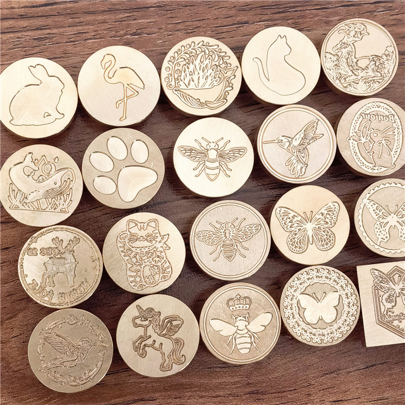 Wax Seal Stamp Set - Wax Seal Stamp Head Butterfly Animal