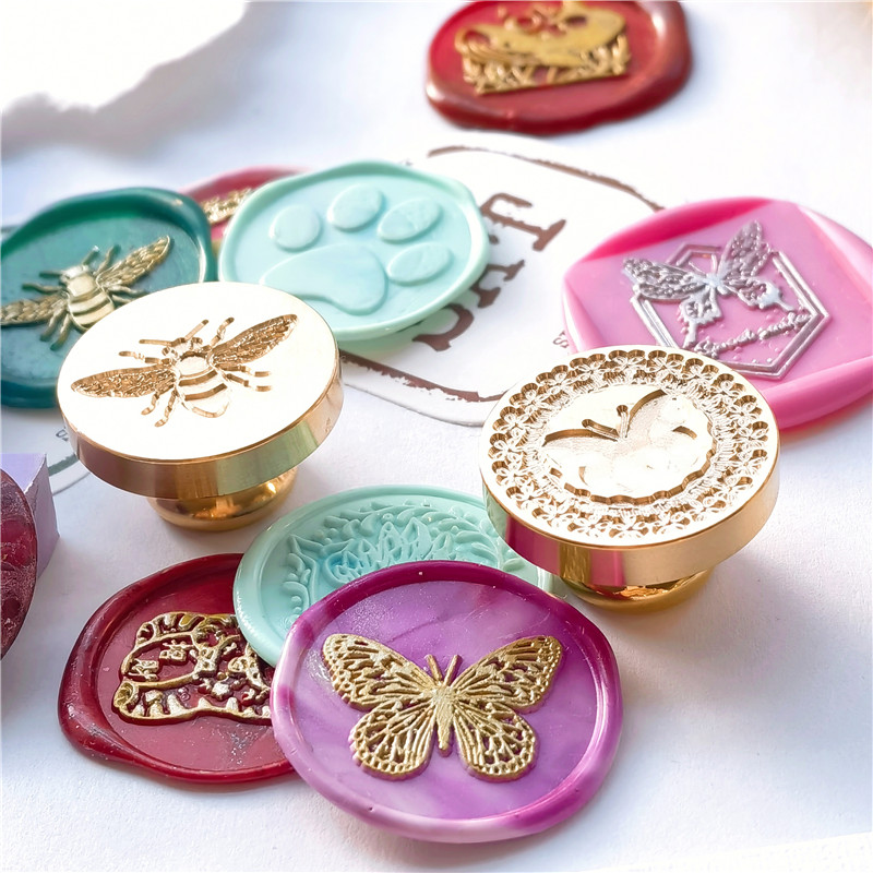 Wax Seal Stamp Head Butterfly  - огляд і ціна Wax Seal Stamp Set